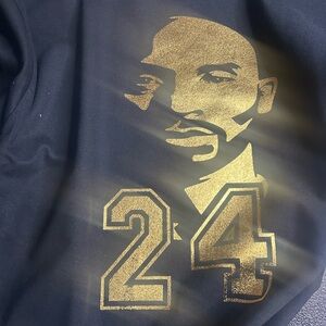 Black Kobe Bryant shirts with Gold Graphic